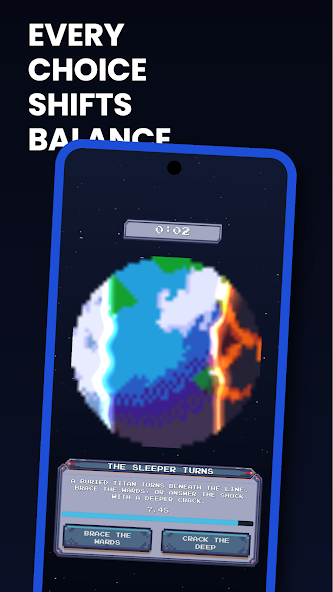 Hold the Line: Balance game screen